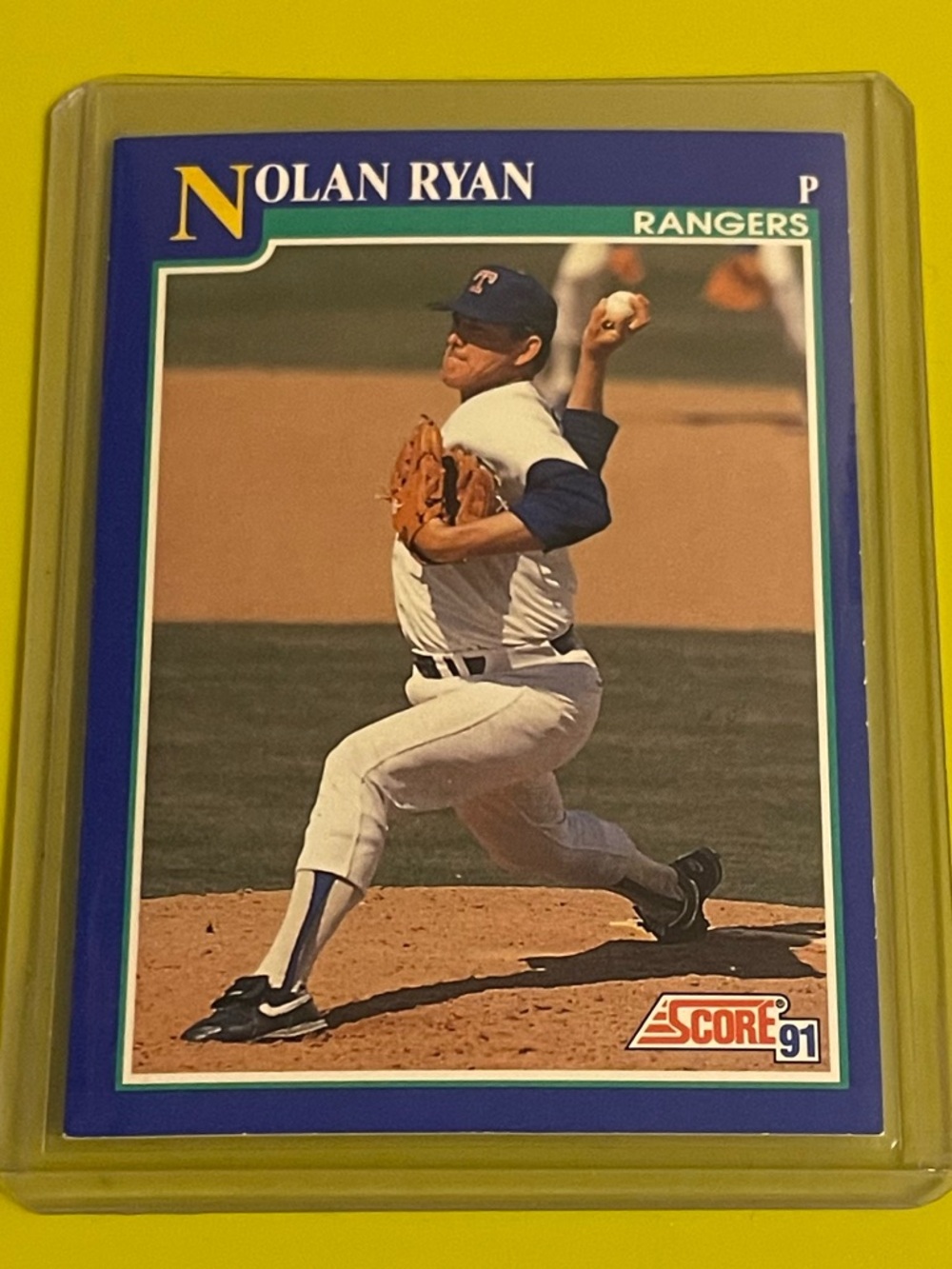 Nolan Ryan #4 1991 Score Baseball Trading Card
